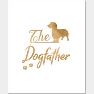 Wirehaired Doxie Dachshund - Dogfather Posters and Art